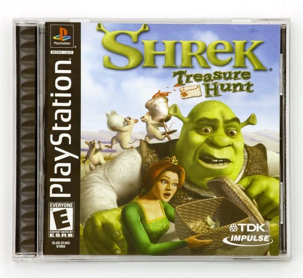 بازی ویدئویی جستجوی گنج شرک (Shrek Treasure Hunt) روی پلی‌استیشن