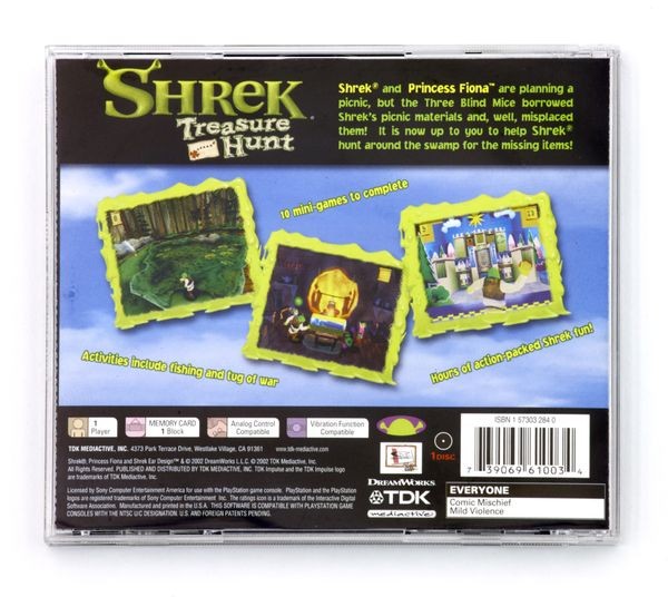 بازی ویدئویی جستجوی گنج شرک (Shrek Treasure Hunt) روی پلی‌استیشن4