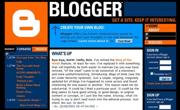 بلاگر (Blogger)