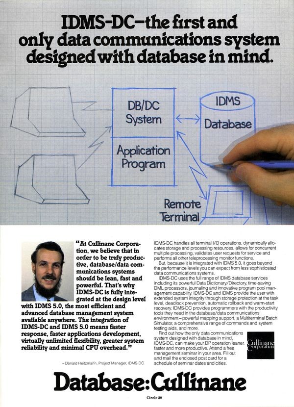 تبلیغات نرم‌افزار ارتباطات داده‌ای IDMS-DC