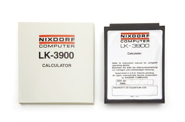رایانۀ دستی LK-3000 با کارتریج‌های برنامه3