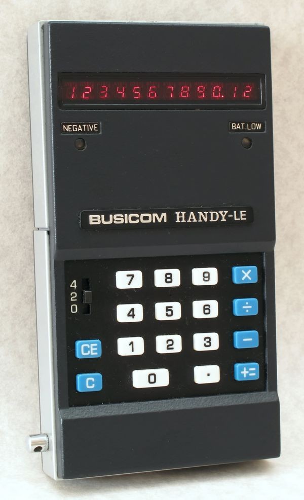 ماشین‌حساب بیزی‌کام هَندی (Busicom Handy LE-120A)