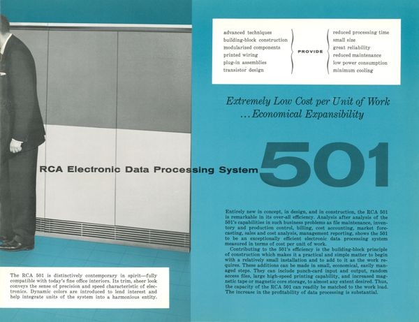 کتابچۀ رایانۀ RCA 501 3