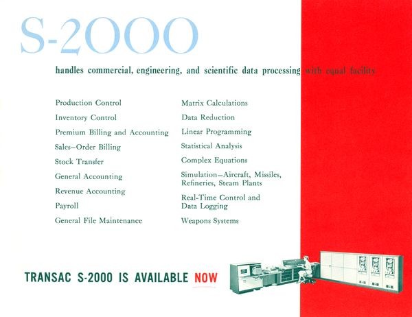 کتابچۀ رایانۀ Transac S-2000 ساخت فیلکو 3